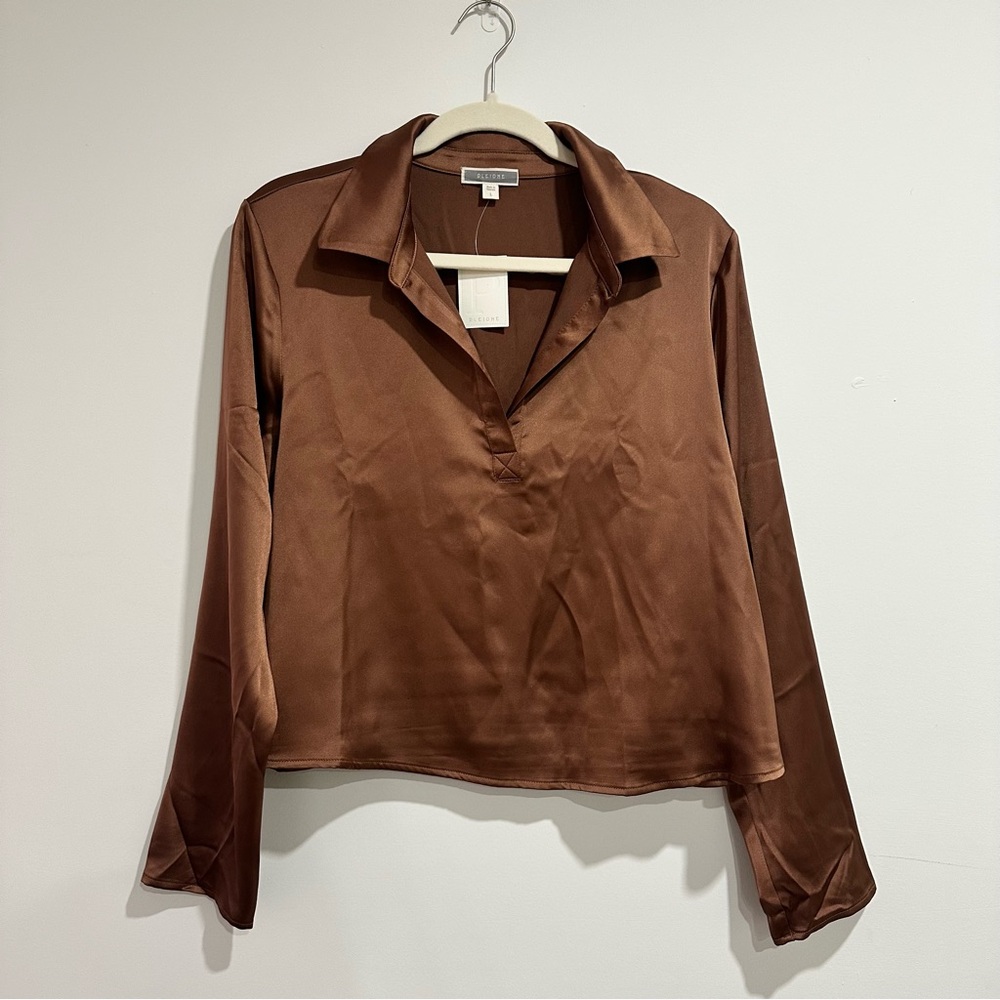 Pleione Collared Blouse NWT